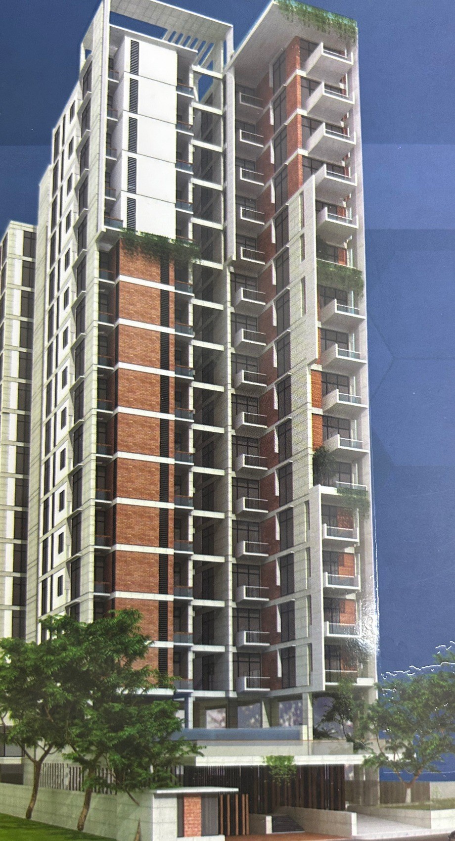 Winstone 10. Winstone Dream Park — official brochure render of the proposed condominium tower at United City